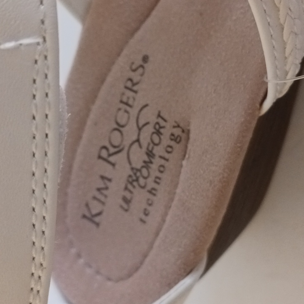Kim Rodgers White Cresta ultra comfort sandals - Picture 6 of 13